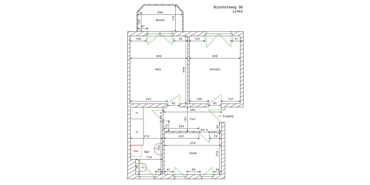 Etagenwohnung Lucka - 2 Zimmer, 61 m&sup2;, 350&euro; | Angebot:26658961