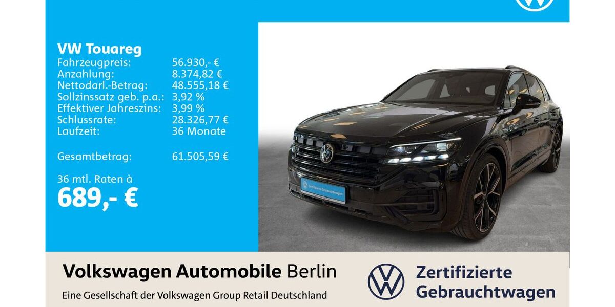 VW Touareg 52.250 km 56.663 &euro; Berlin 12681
