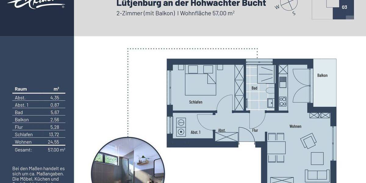 Ostsee-Traum - Energieeffiziente Neubauwohnung in Lütjenburg 2 zimmer