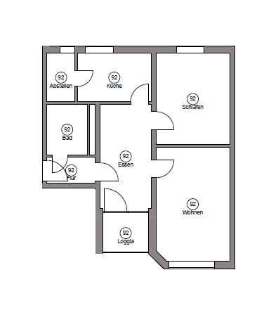 Etagenwohnung Unterschleißheim - 2 Zimmer, 68 m&sup2;, 1.145&euro; | Angebot:26354867