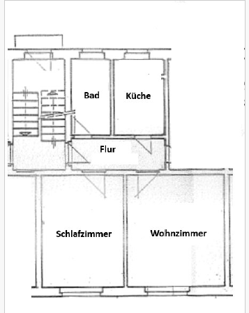 Dachgeschoßwohnung Leisnig - 2 Zimmer, 42 m&sup2;, 250&euro; | Angebot:25717054