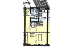 Helle 2-Zimmer-Maisonettewohnung - inkl. Dachterrasse, Einbauküche, Tiefgaragenstellplatz & Kellerabteil 2 zimmer