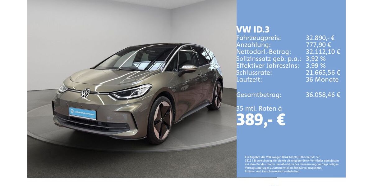 VW ID.3 15.536 km 32.890 &euro; Flensburg 24941