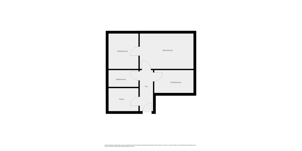 Etagenwohnung Zarrentin am Schaalsee - 3 Zimmer, 64 m&sup2;, 495&euro; | Angebot:25491468