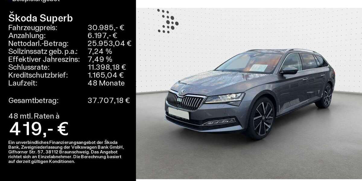 Skoda Superb 54.100 km 30.985 &euro; Buedingen 63654