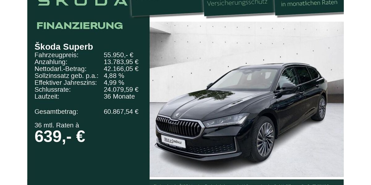Skoda Superb 6.215 km 55.950 &euro; Neu-Ulm 89231