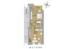 Etagenwohnung Zwickau Pölbitz - 2 Zimmer, 47 m&sup2;, 50.000&euro; | Angebot:26557611