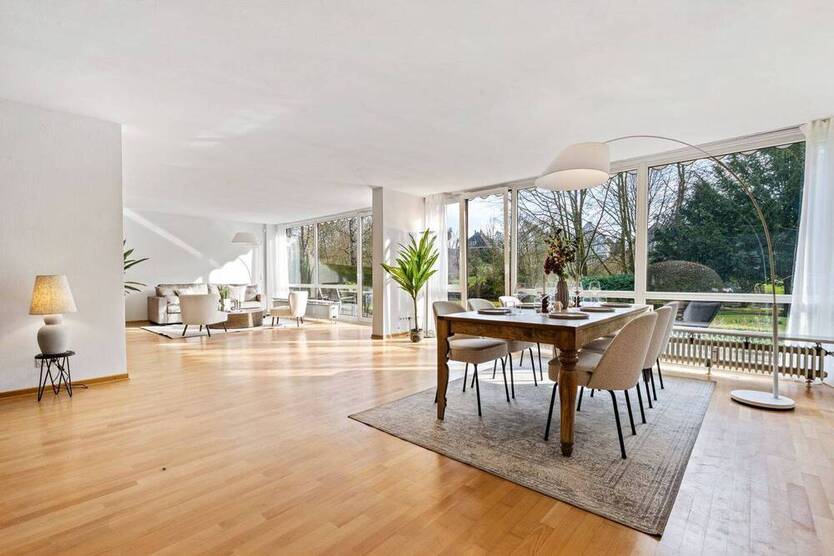 Exklusive Wohnung mit Blick in Garten und den Skagerrak-Kanal
