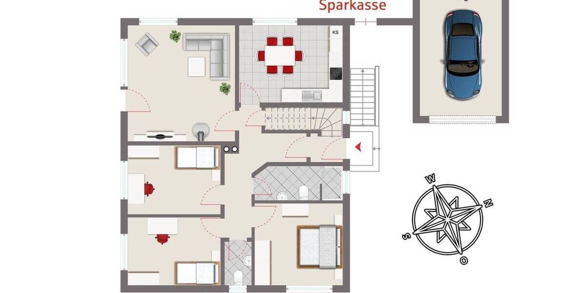 Einfamilienhaus Alkersum - 8 Zimmer, 185 m&sup2;, 595.000&euro; | Angebot:26273992
