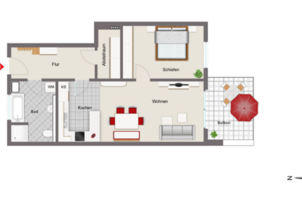 Wohnung Ergoldsbach Langenhettenbach - 2 Zimmer, 67 m&sup2;, 339.000&euro; | Angebot:26367785