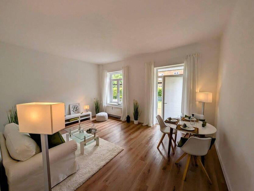 Moderne 3-Zimmer-Wohnung in Stade-Ottenbeck mit Balkon, Garten & Einbauküche(PROVISIONSFREI)