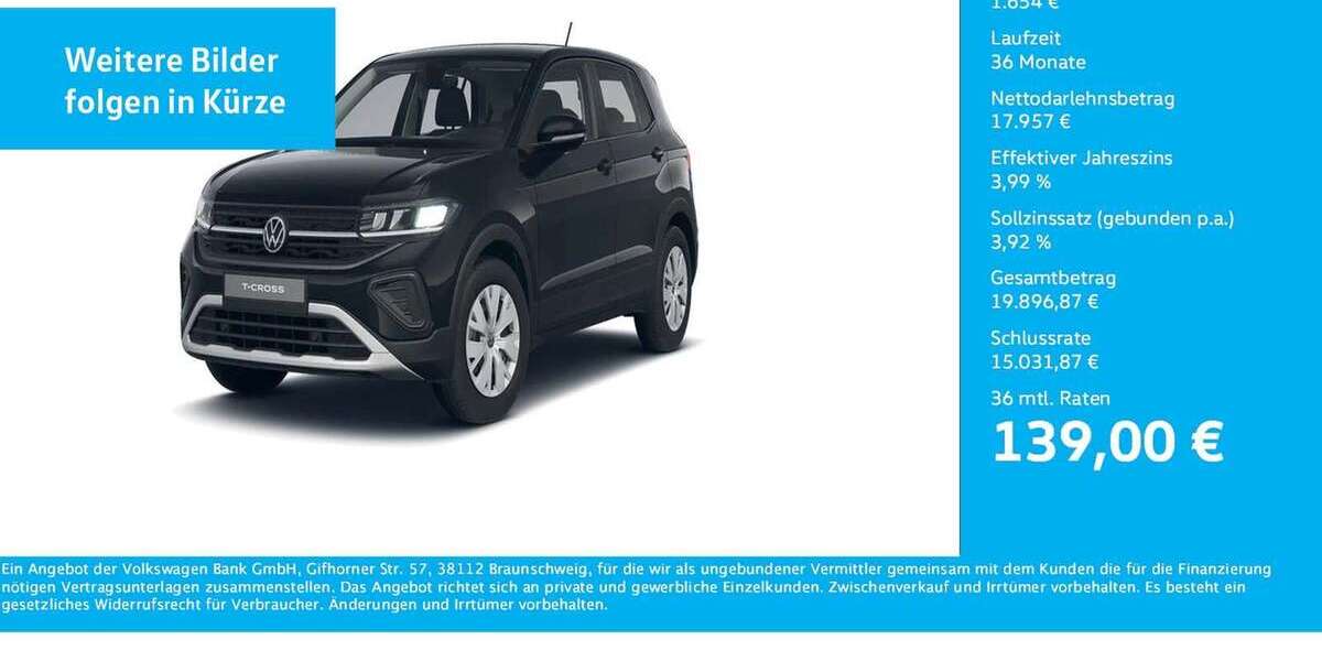 VW T-Cross 10.695 km 19.611 &euro; Dortmund-Marten 44379