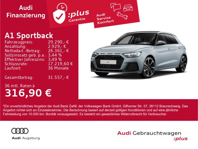 Audi A1 7.800 km 29.290 &euro; Gersthofen 86368
