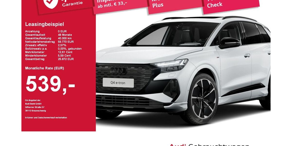 Audi Q4 e-tron 6.960 km 59.770 &euro; Plattling 94447