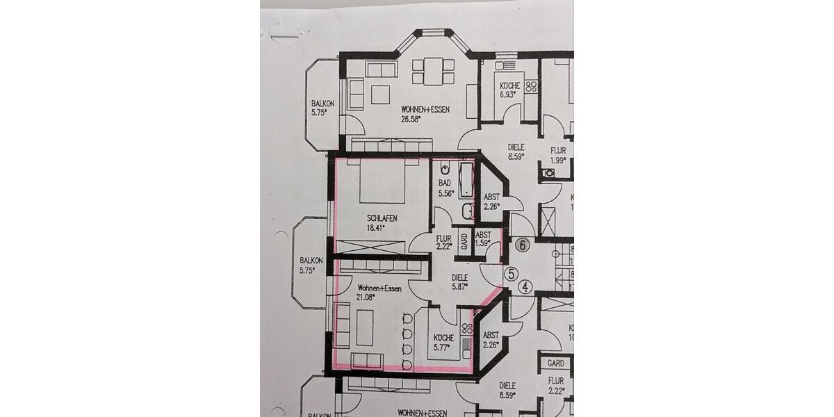 2,5 Zimmer 60 qm Wohnung zimmer