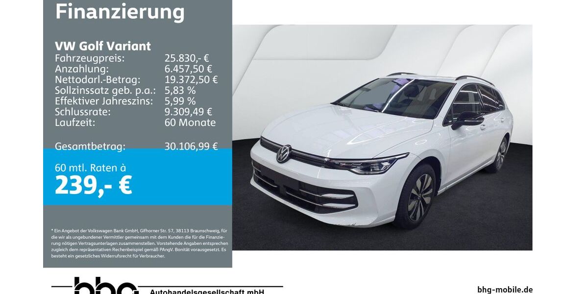 VW Golf 18.155 km 25.830 &euro; Bühl 77815