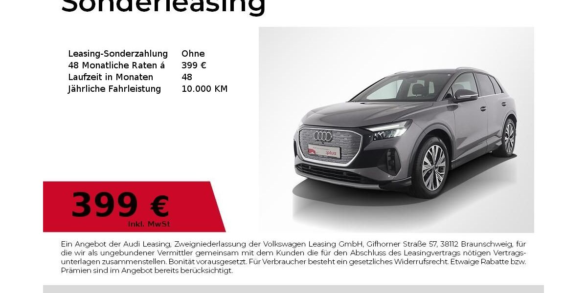 Audi Q4 e-tron 10.888 km 39.990 € Nürnberg 90441