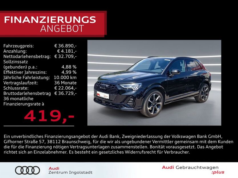 Audi Q3 83.400 km 36.890 € Ingolstadt 85057