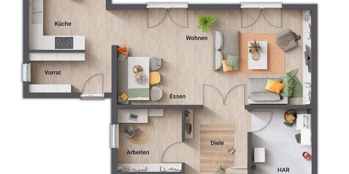 Einfamilienhaus Dingelstädt Zella - 4 Zimmer, 129 m&sup2;, 336.385&euro; | Angebot:25879358