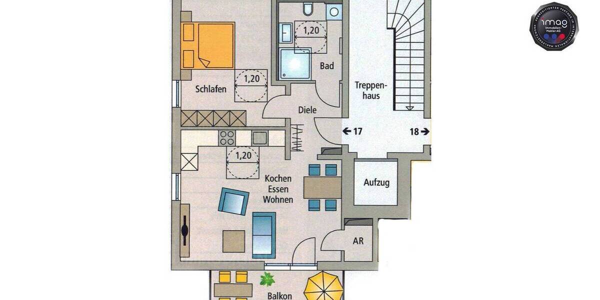 Etagenwohnung Spalt / Großweingarten Großweingarten - 2 Zimmer, 59 m&sup2;, 269.000&euro; | Angebot:26805172