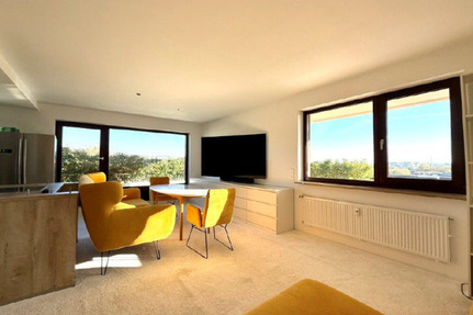 2-Zi-Penthouse (vollmöbliert) in Bad Salzuflen mit Süd-Weitblick