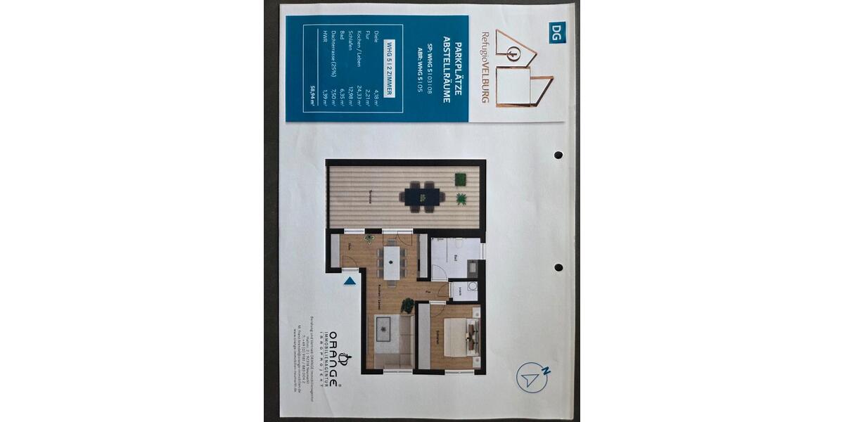 Dachgeschoßwohnung Velburg - 2 Zimmer, 59 m&sup2;, 280.000&euro; | Angebot:26346989