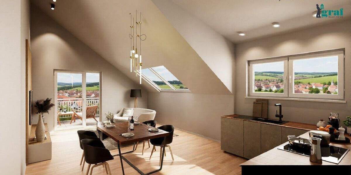 Zuhause für später - großzügige 3-Zimmer-Wohnung mit Südbalkon und Stil 3 zimmer