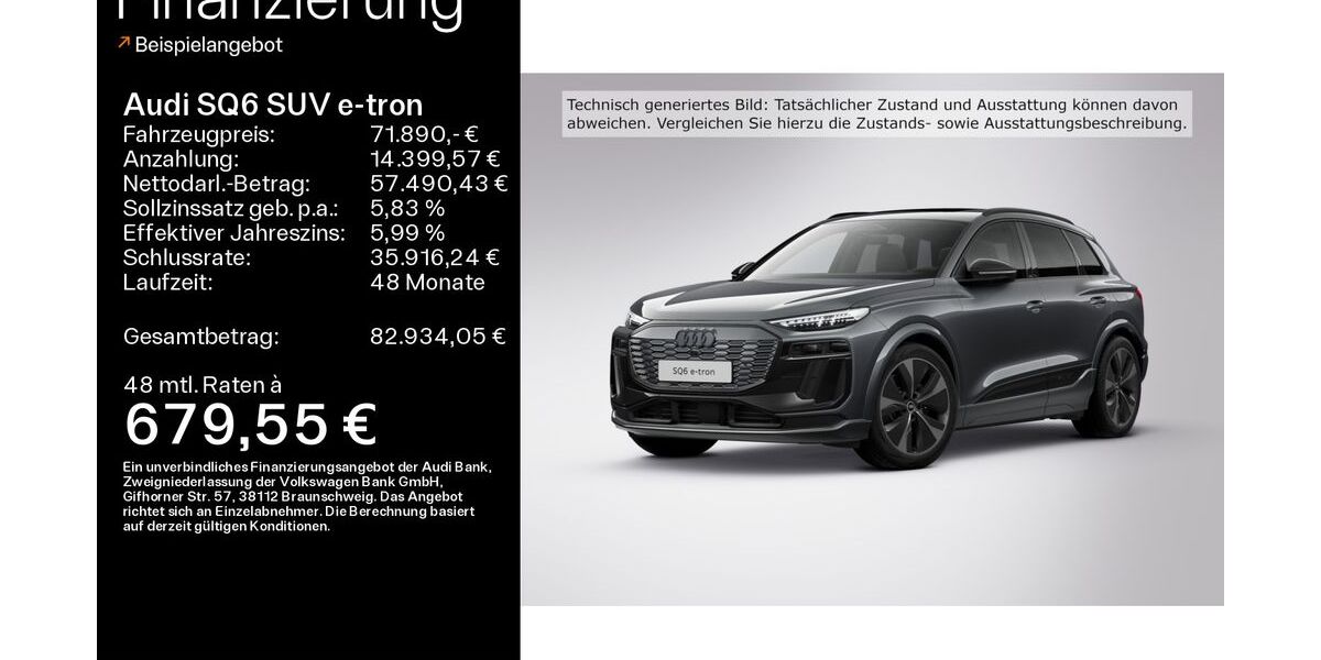 Audi SQ6 e-tron 30.650 km 71.890 &euro; Coburg 96450