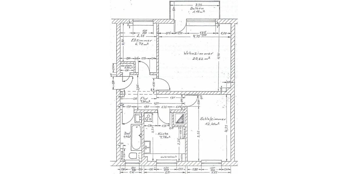 Erdgeschoßwohnung Breitenfelde - 2.5 Zimmer, 62 m&sup2;, 155.000&euro; | Angebot:20339602