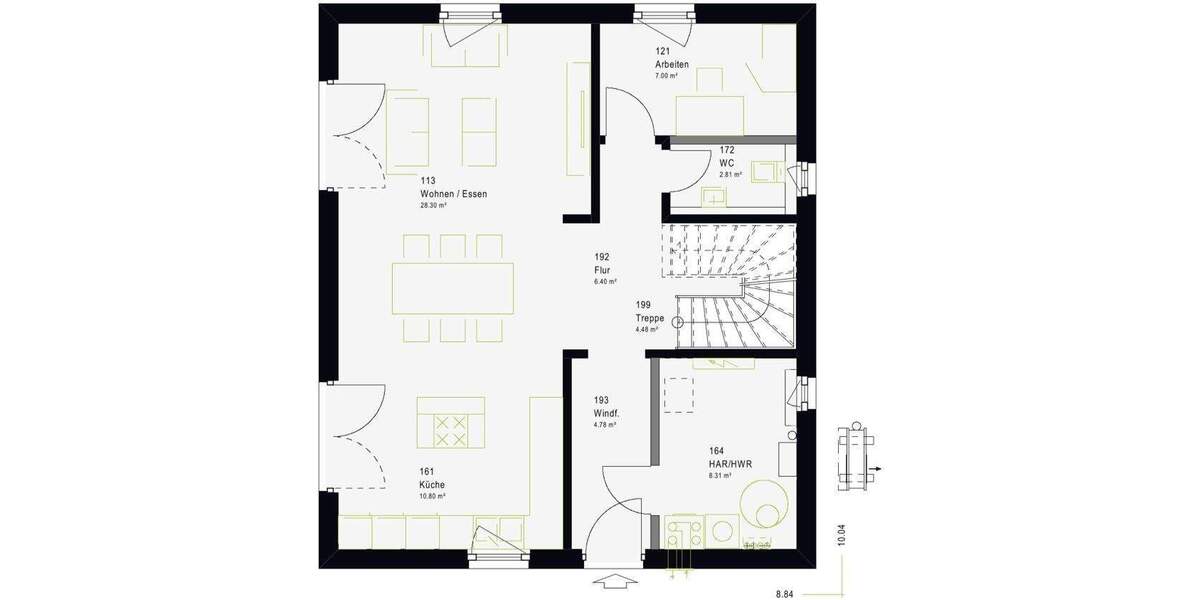Einfamilienhaus Büren Steinhausen - 5 Zimmer, 130 m&sup2;, 315.000&euro; | Angebot:25741780