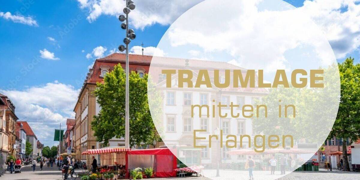 Gewerbeobjekt Erlangen Innenstadt - 2 Zimmer, 51 m&sup2;, 413.120&euro; | Angebot:25802223