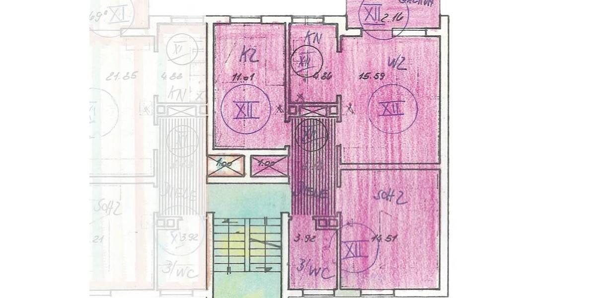 Etagenwohnung Regen / Bürgerholz Regen - 3 Zimmer, 57 m&sup2;, 95.000&euro; | Angebot:26307793