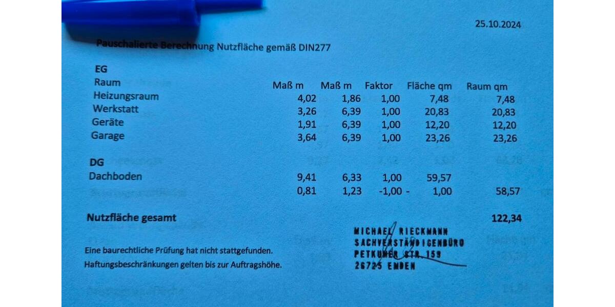 Einfamilienhaus Aurich Georgsfeld und Tannenhausen - 4 Zimmer, 106 m&sup2;, 179.000&euro; | Angebot:27121683