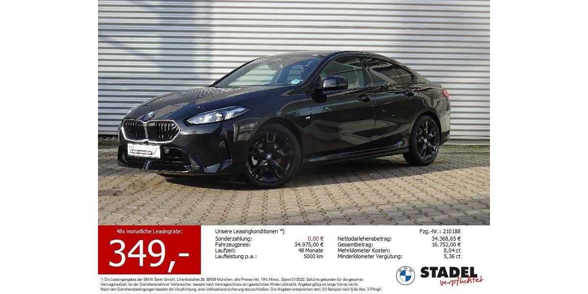 BMW 220 Gran Coupé 21.614 km 32.975 &euro; Bietigheim-Bissingen 74321