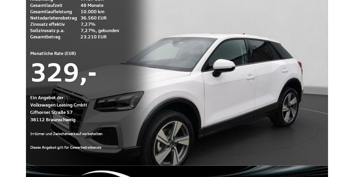 Audi Q2 4.400 km 32.430 &euro; Ravensburg 88214