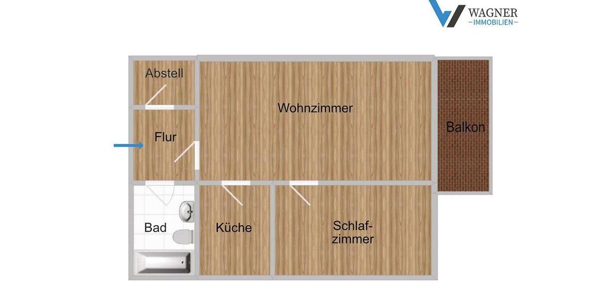 Etagenwohnung Klingenthal - 2 Zimmer, 69 m&sup2;, 350&euro; | Angebot:26547173