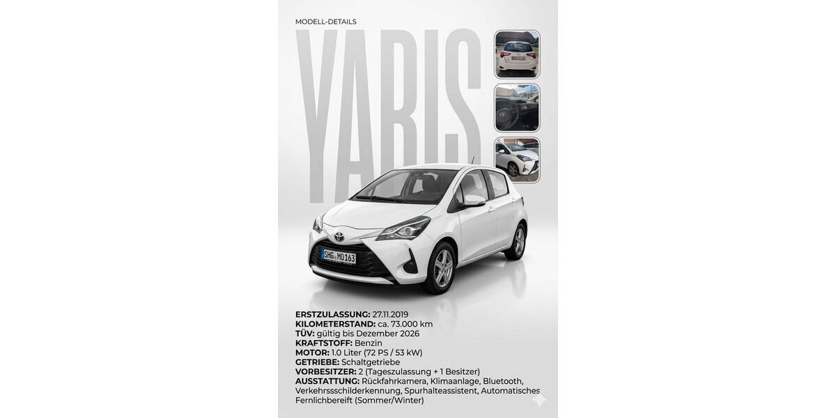 Toyota Yaris 75.000 km 8.999 &euro; Stolzenau 31592