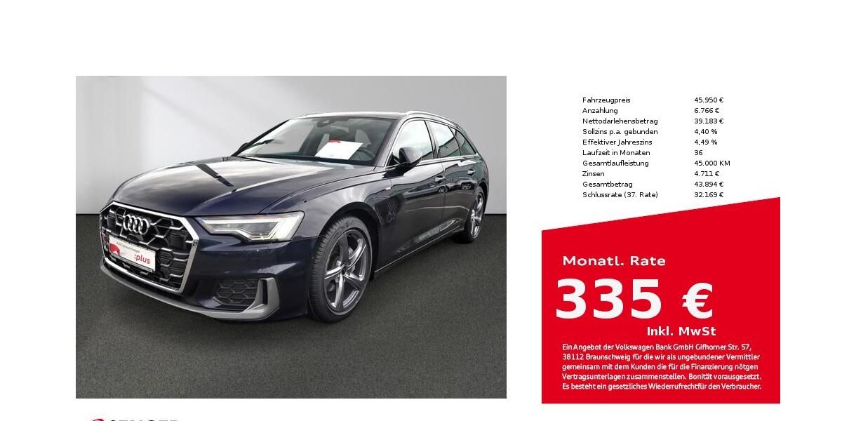 Audi A6 23.800 km 45.950 &euro; Lübeck 23556