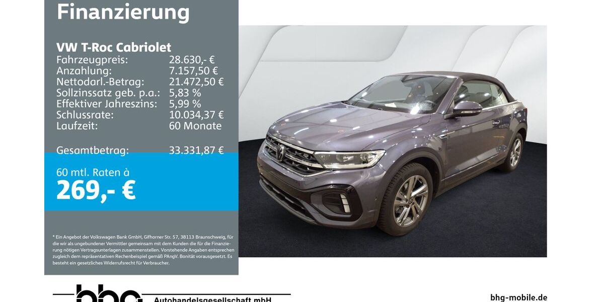 VW T-Roc 19.221 km 28.630 &euro; Kehl 77694