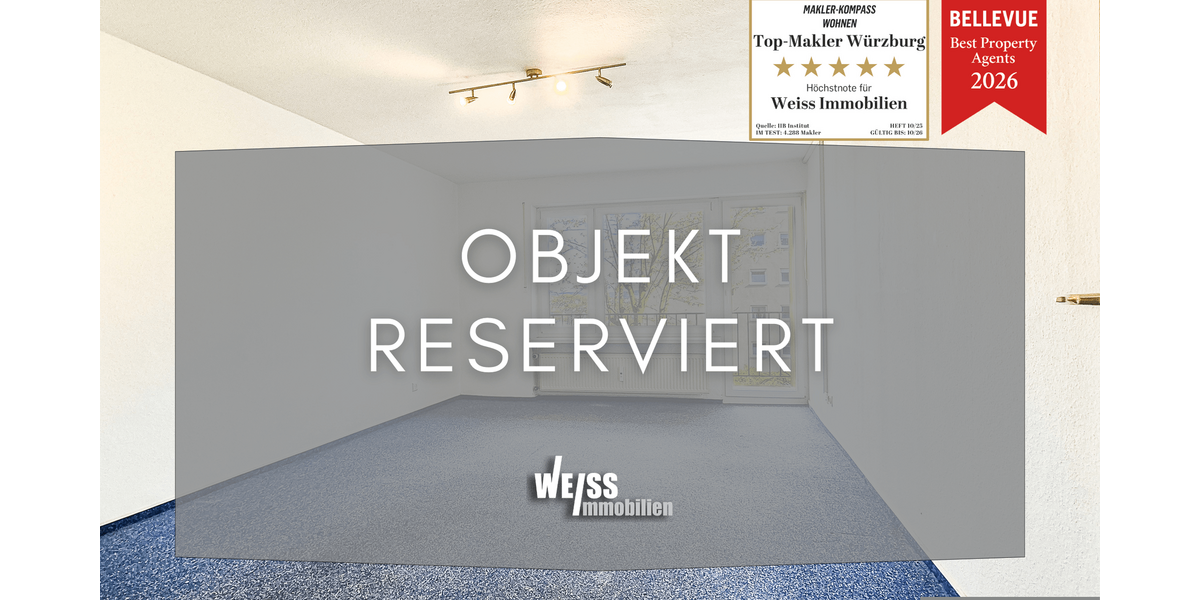 Etagenwohnung Würzburg Lengfeld - 1 Zimmer, 35 m&sup2;, 105.000&euro; | Angebot:26110400