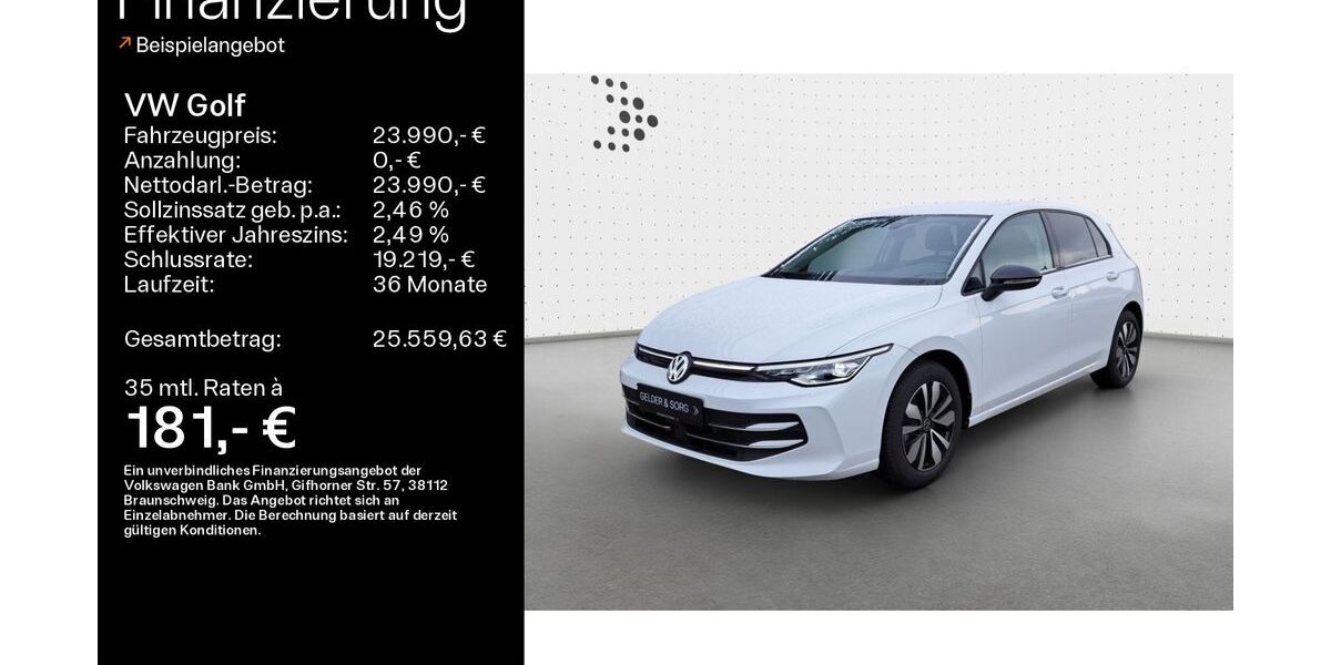 VW Golf 25.284 km 23.990 &euro; Coburg 96450