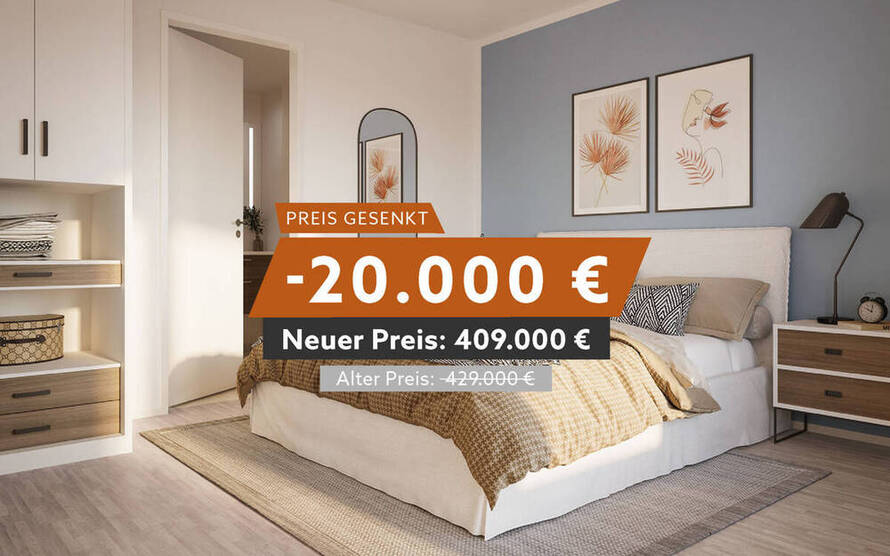 Mein Wohnglück in Erding: Optimale 2-Zimmer-Wohnung mit Balkon - jetzt 20.000?€ günstiger!