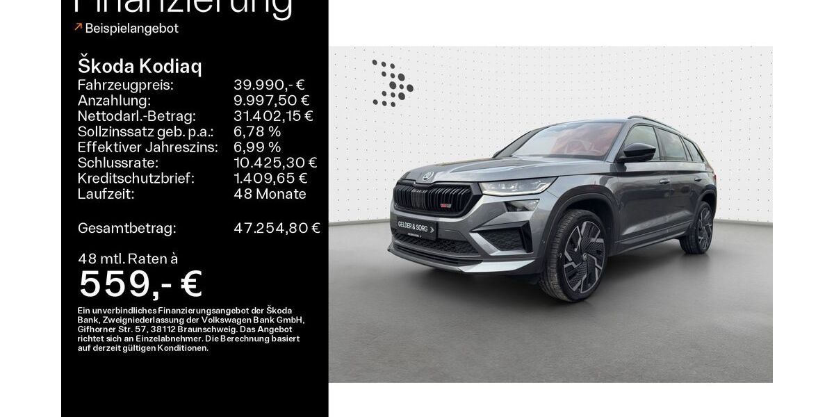 Skoda Kodiaq 60.000 km 38.990 &euro; Bad Kissingen 97688