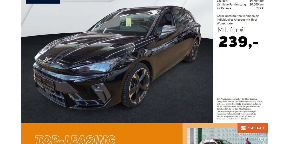 Cupra Leon 24.037 km 29.480 &euro; Amberg 92224