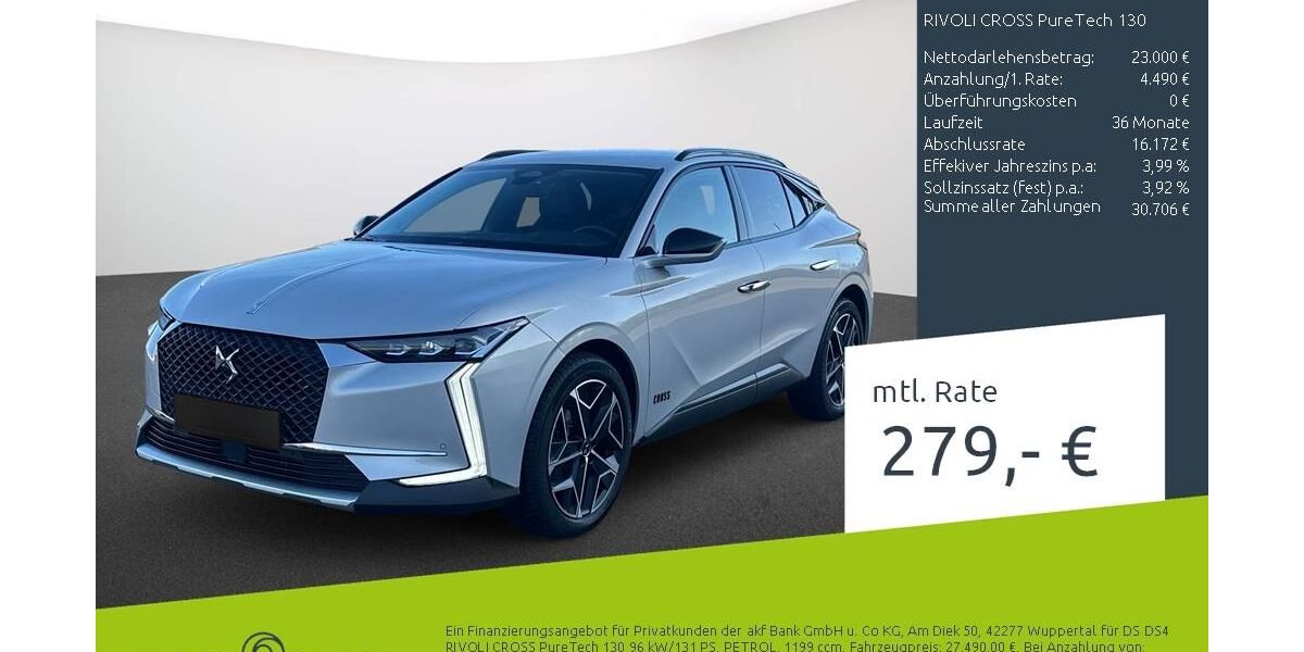 DS Automobiles DS4 29.302 km 24.780 &euro; Dortmund 44263