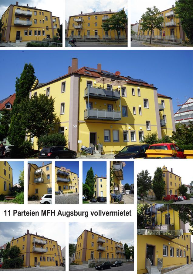 Provisionsfrei* Von privat ohne Makler: Historisches 11 Parteien Mehrfamilienhaus in Augsburg Stadt, vollvermietet, nahe Freizeitpark Lechauen 42 zimmer