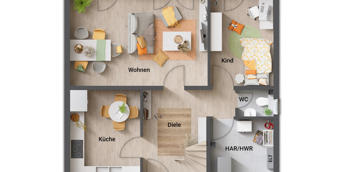 Einfamilienhaus Braunschweig Harxbüttel - 5 Zimmer, 119 m&sup2;, 385.450&euro; | Angebot:26433656