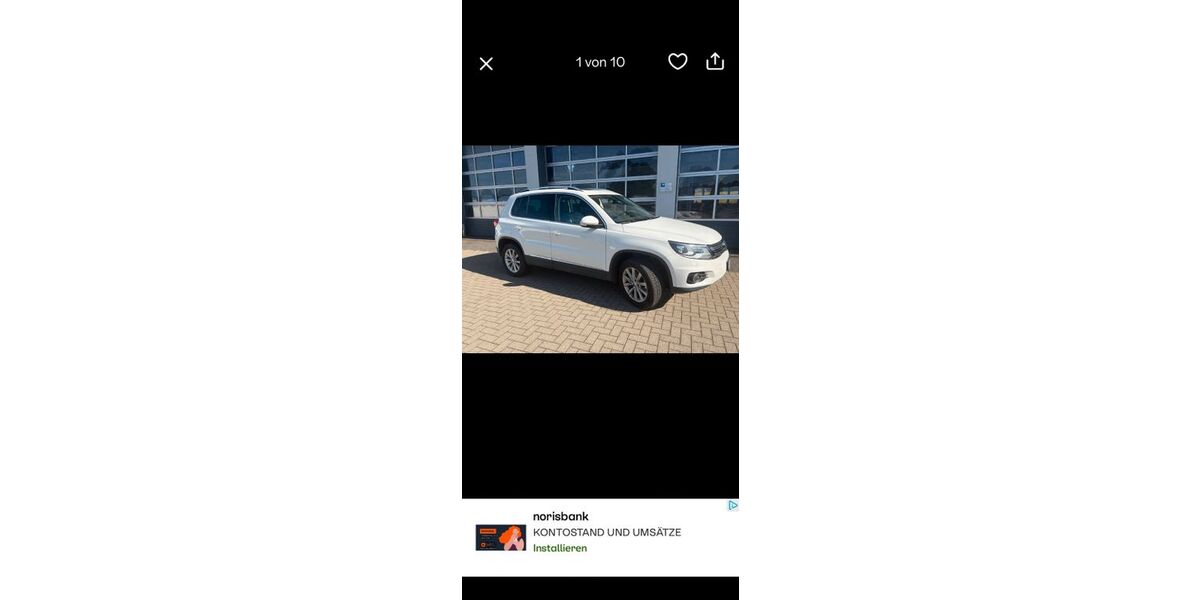 VW Tiguan 110.000 km 9.500 &euro; Gersfeld 36129