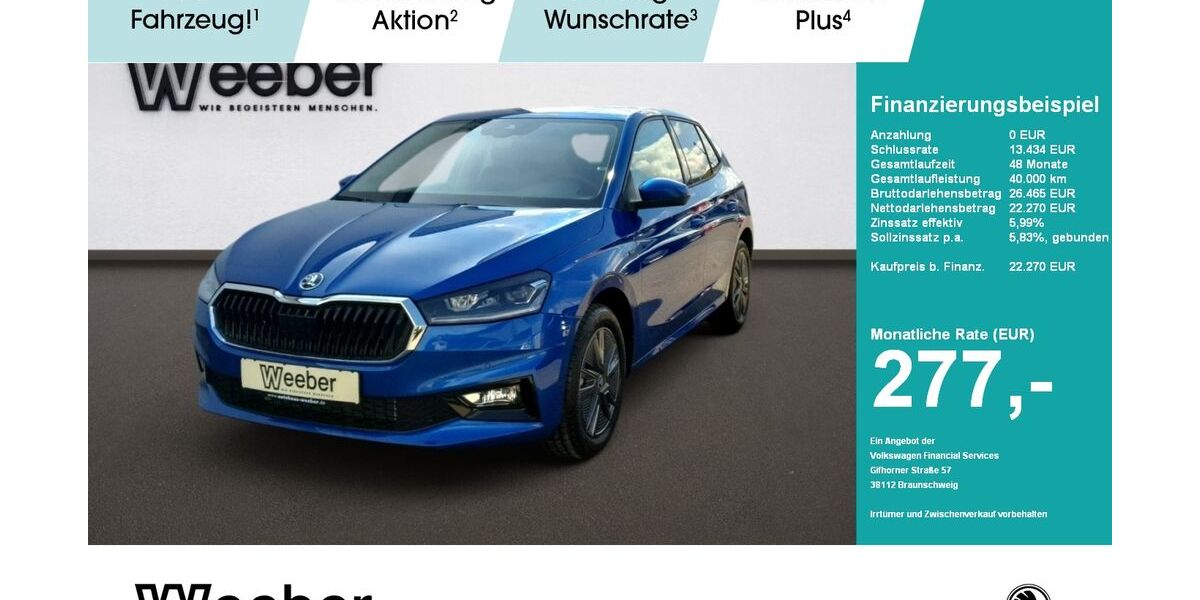 Skoda Fabia 6.000 km 21.550 &euro; Calw 75365