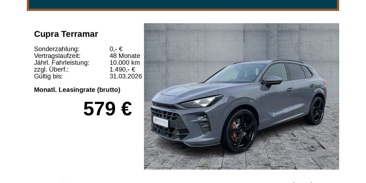 Cupra Terramar 1.500 km 52.990 &euro; Bayreuth 95448